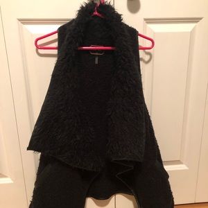 Women's Stylish Warm Faux-Fur Long Cardigan Vest